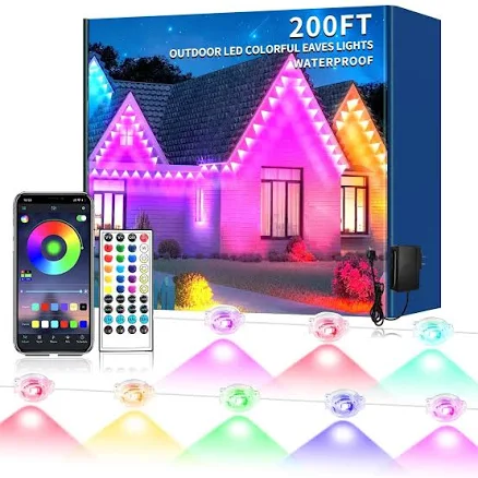 Luces de techo LED coloridas para exteriores 200FT