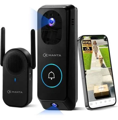 Video Doorbell 2K Lindo Dual-Cam