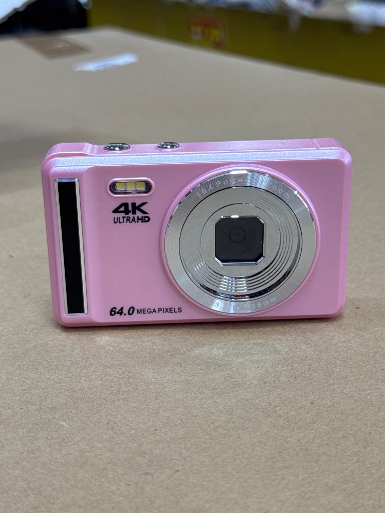Cámara digital compacta rosa