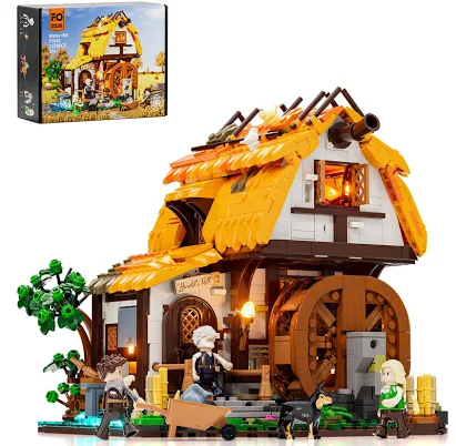 Set de bloques de construcción F.O. Delight Water Mill F9061, 1278 piezas