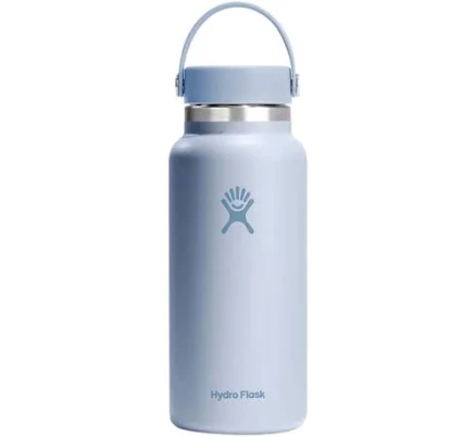Botella térmica Hydro Flask estándar de boca ancha 32 oz gris