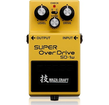 Pedal de efectos para guitarra BOSS SD-1W Super OverDrive Waza Craft