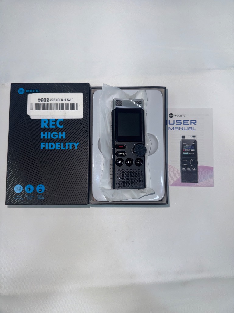 Grabadora de voz Wucoto T-MARK 16GB REC High Fidelity