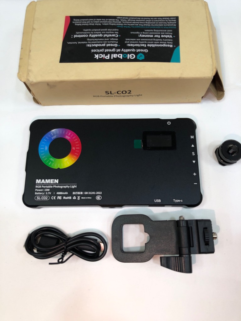 Luz fotográfica RGB MAMEN SL-CO2