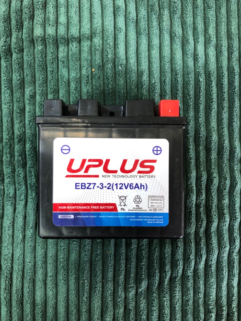 Batería AGM UPLUS EBZ7-3-2 12V 6Ah