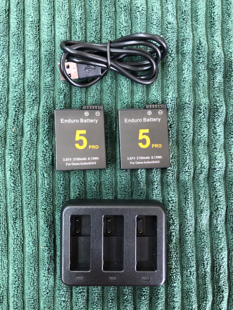 Kit de baterías Enduro Battery 5 Pro para DJI Osmo Action 5/4/3