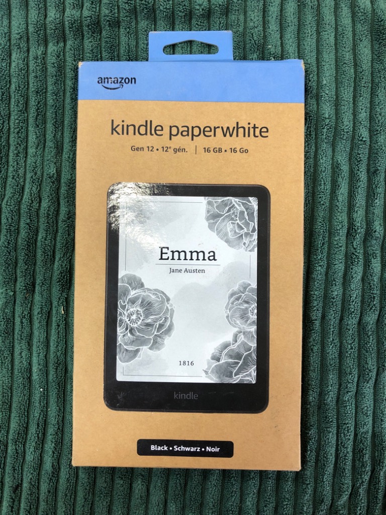 Lector electrónico Amazon Kindle Paperwhite Gen 12, 16 GB negro