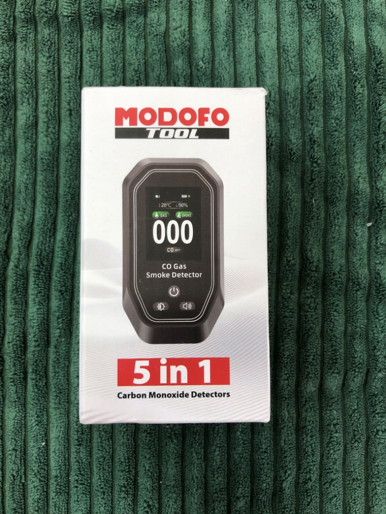 Detector de monóxido de carbono y gases ModofO Tool 5 en 1