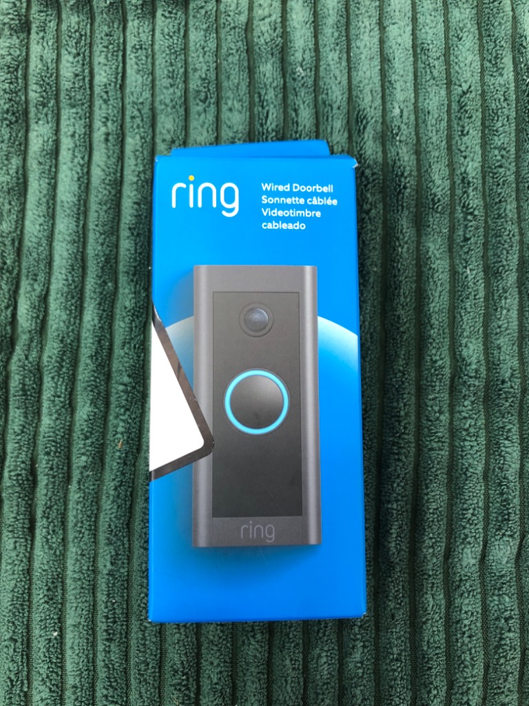 Timbre con video cableado Ring